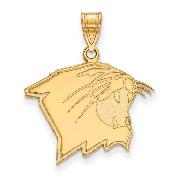14k Yellow Gold Northwestern U. Large Pendant